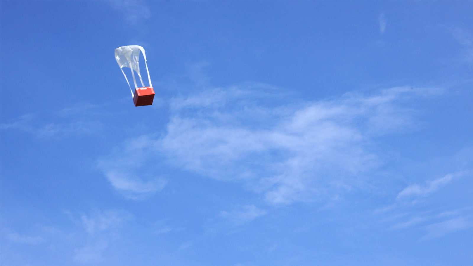 image of medicine being airdropped